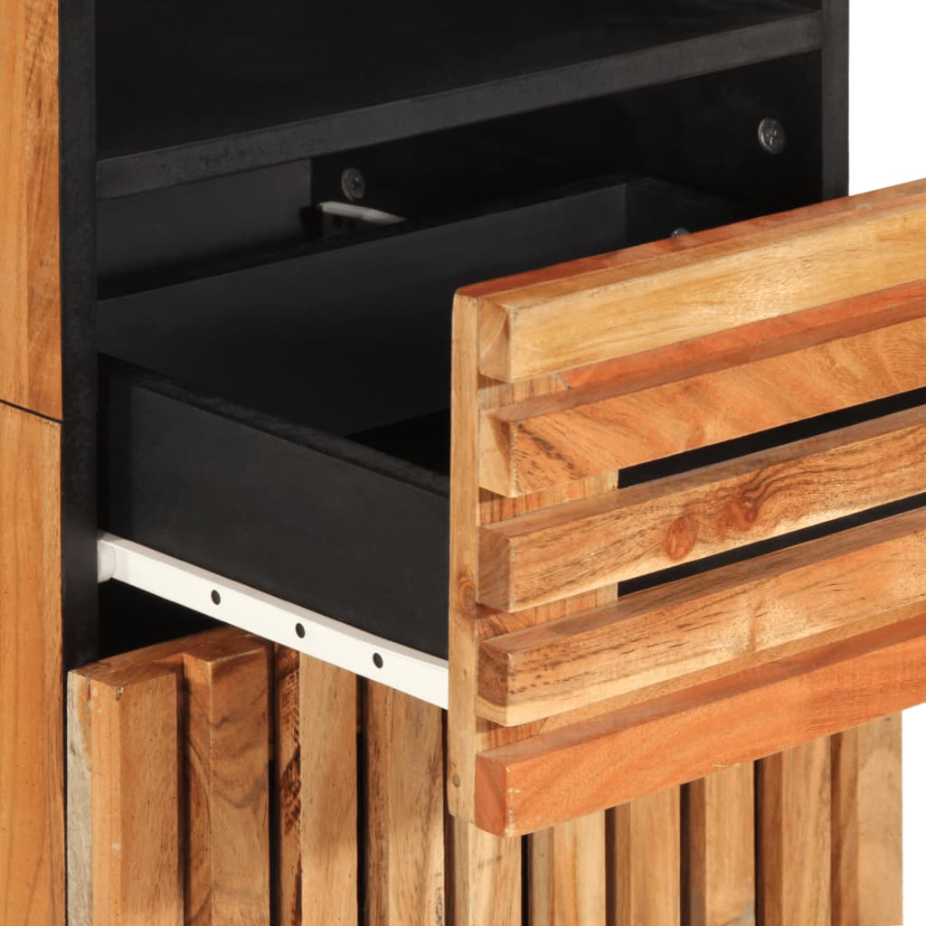 vidaXL Dressoir 38x34x160 cm massief acaciahout