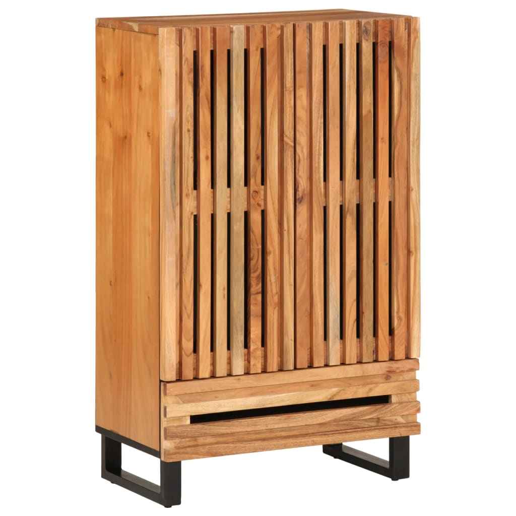 vidaXL Hoge kast 60x34x100 cm massief ruw mangohout