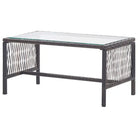 4-delige loungeset met gepoedercoat stalen frame voor buiten gebruik - Tuinsets