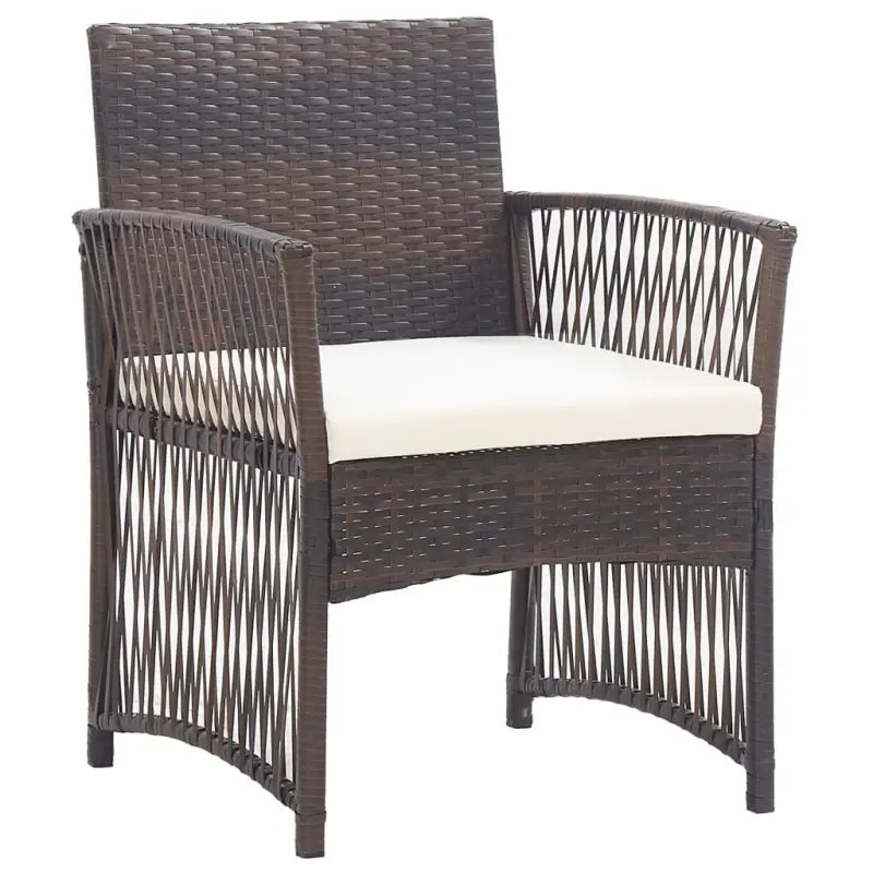 4-delige loungeset met gepoedercoat stalen frame voor buiten gebruik - Tuinsets