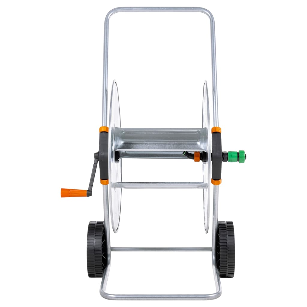 vidaXL Tuinslangkar voor 80 m 1/2" of 50 m 3/4" slang staal