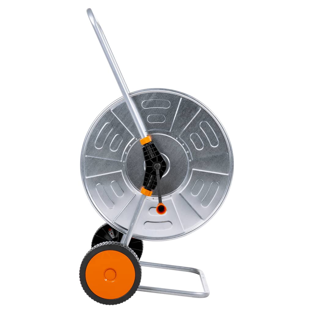 vidaXL Tuinslangkar voor 80 m 1/2" of 50 m 3/4" slang staal