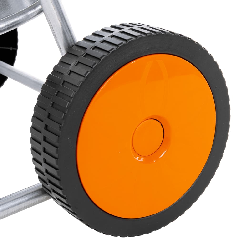 vidaXL Tuinslangkar voor 80 m 1/2" of 50 m 3/4" slang staal