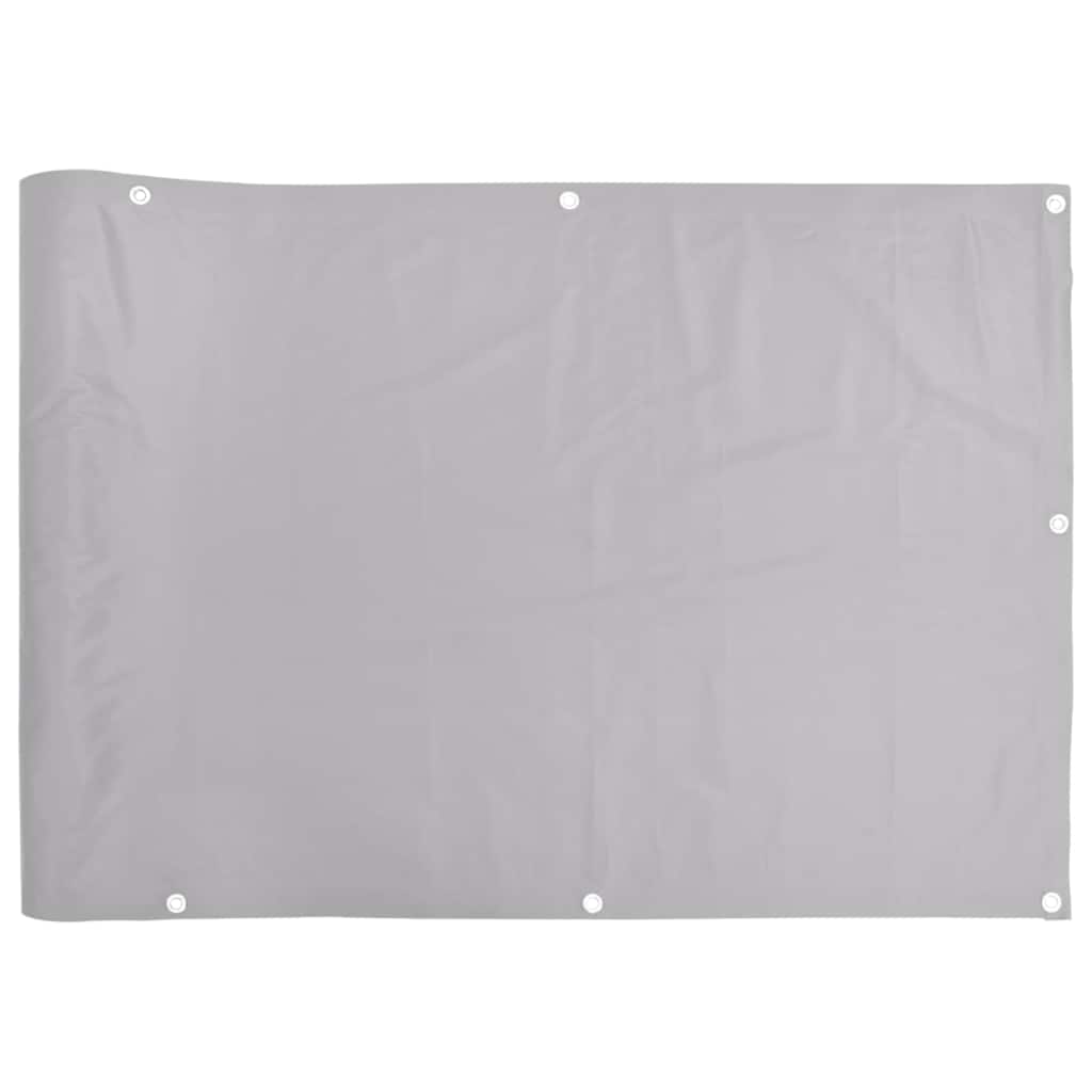 vidaXL Balkonscherm 700x90 cm PVC wit