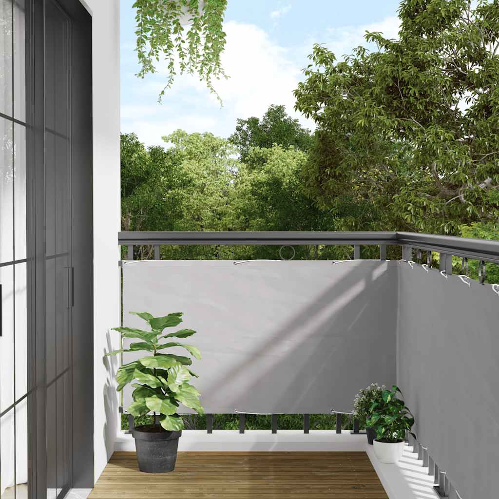 vidaXL Balkonscherm 700x90 cm PVC wit