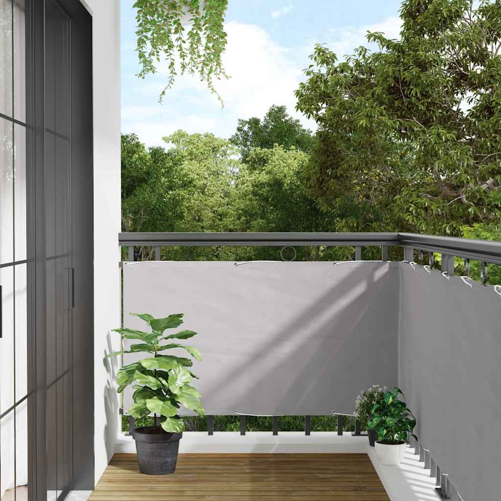 vidaXL Balkonscherm 700x90 cm PVC wit