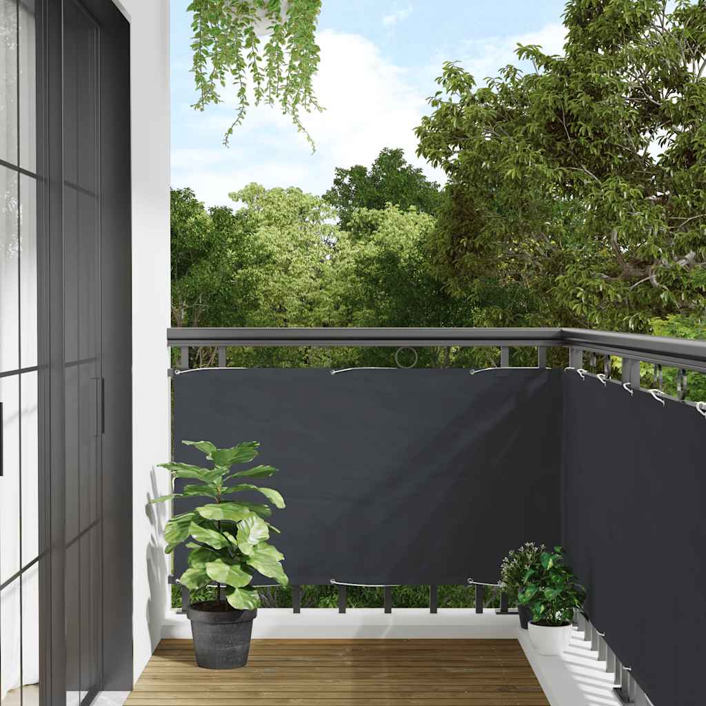 vidaXL Balkonscherm 700x90 cm PVC wit