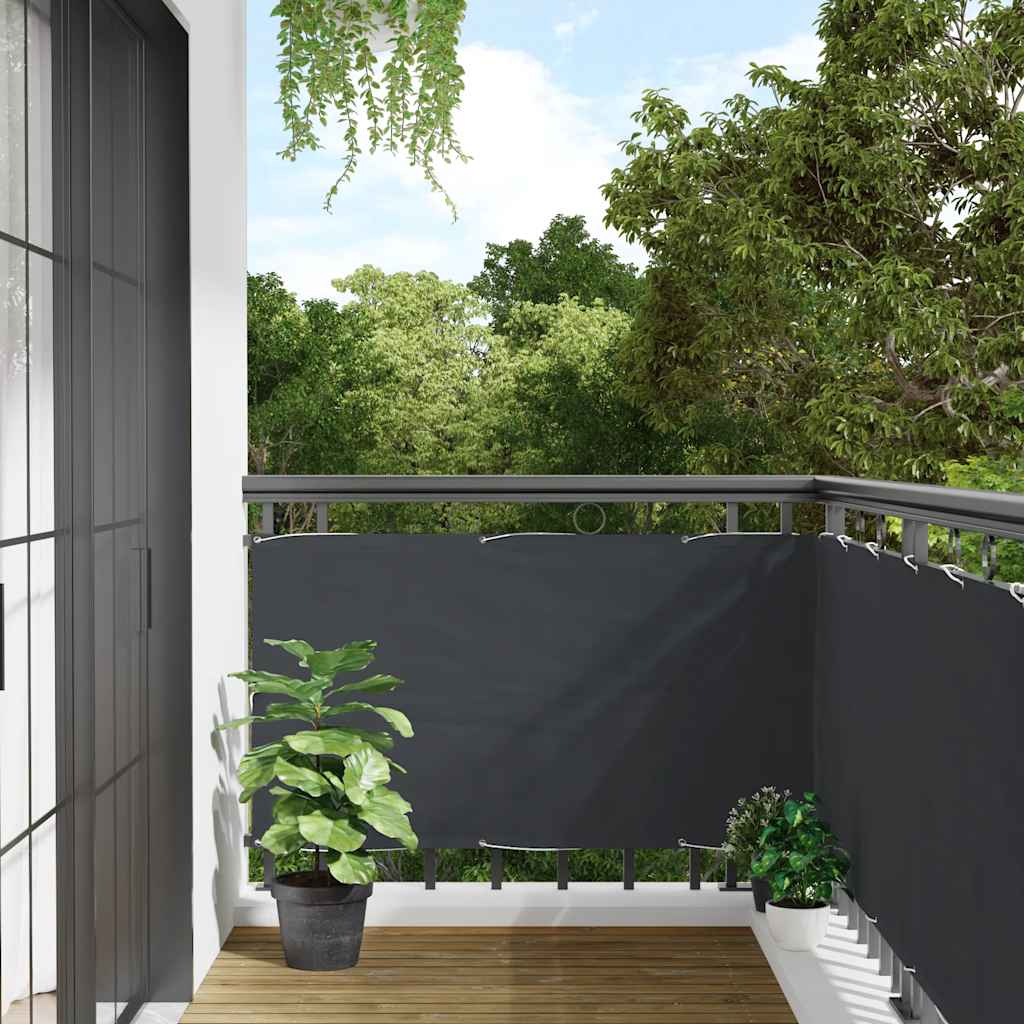 vidaXL Balkonscherm 700x90 cm PVC wit