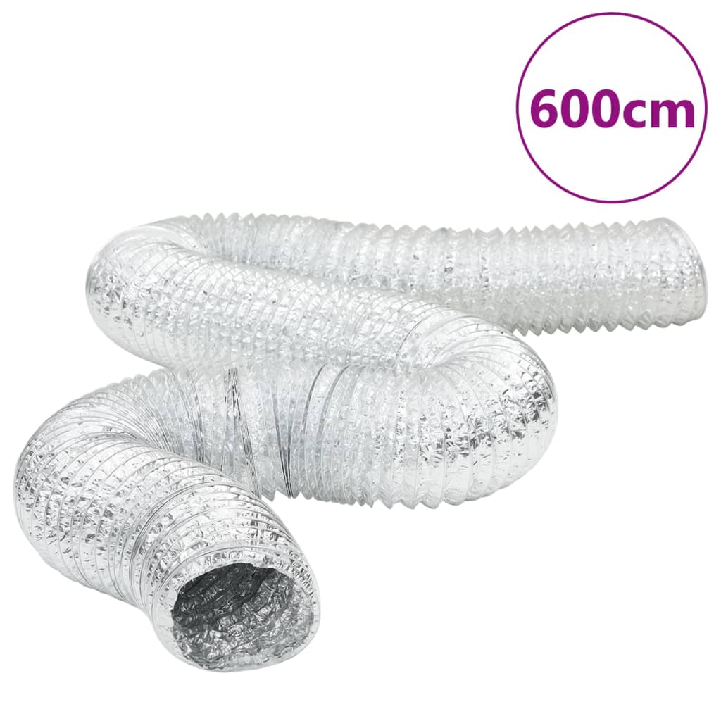 vidaXL Ventilatieslang Ø20 cm 6 m aluminium - Aashly