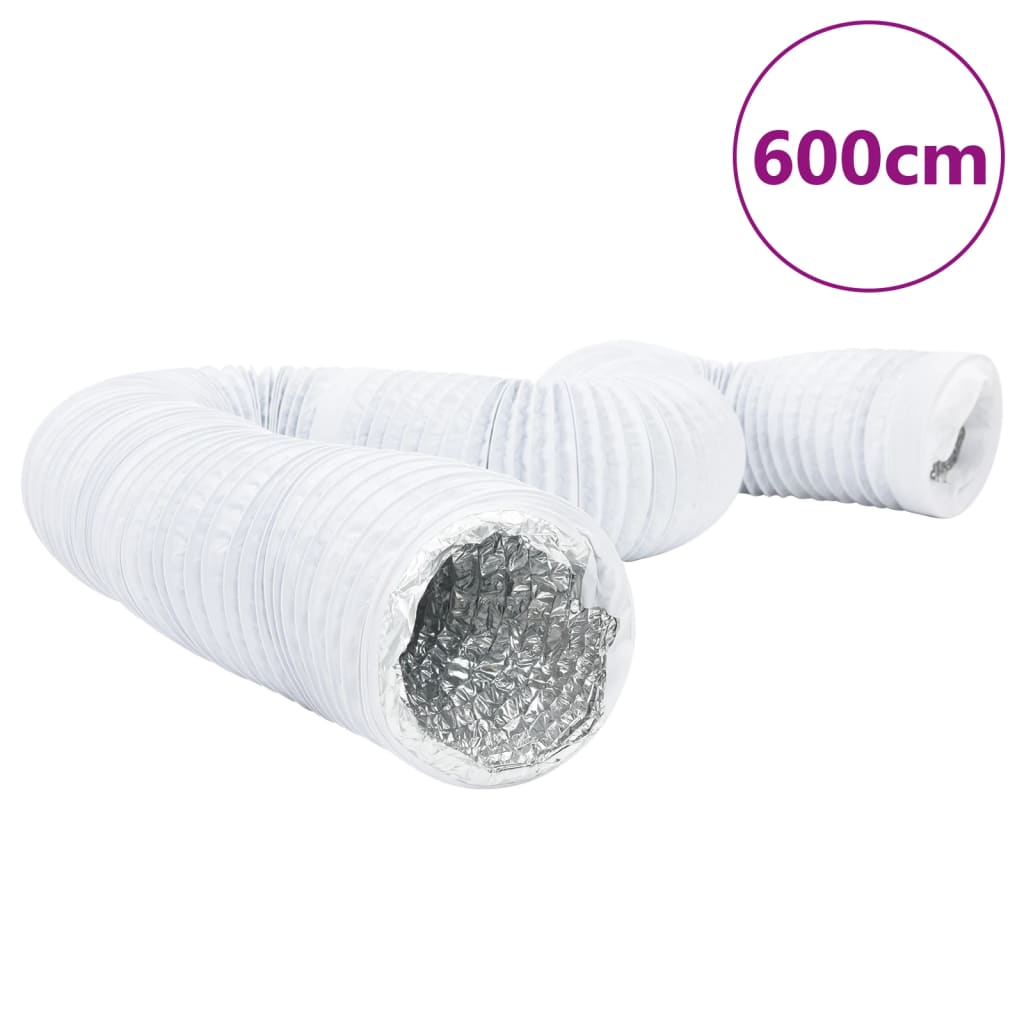 vidaXL Ventilatieslang Ø12,5 cm 6 m aluminium en PVC - Aashly