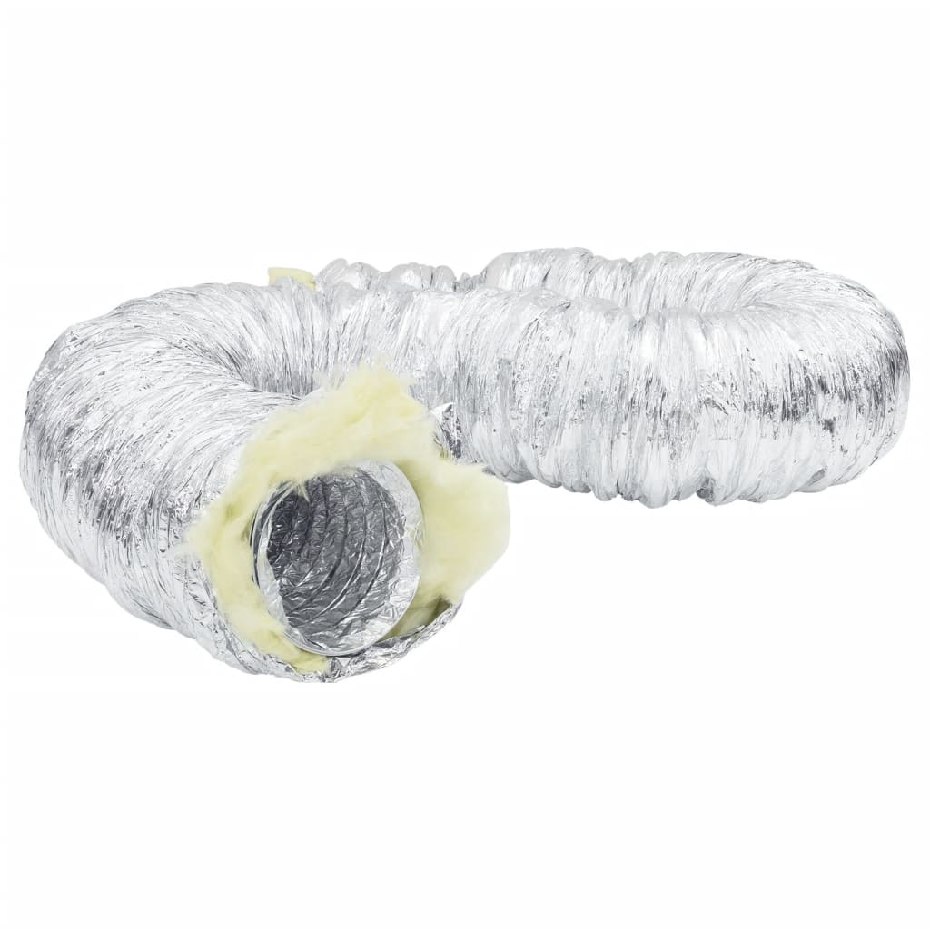 vidaXL Ventilatieslang geïsoleerd Ø12,5 cm 6 m aluminium - Aashly