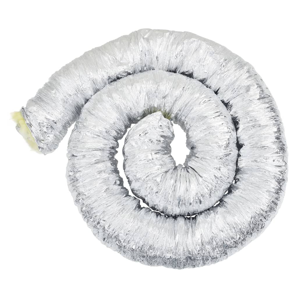 vidaXL Ventilatieslang geïsoleerd Ø12,5 cm 6 m aluminium - Aashly