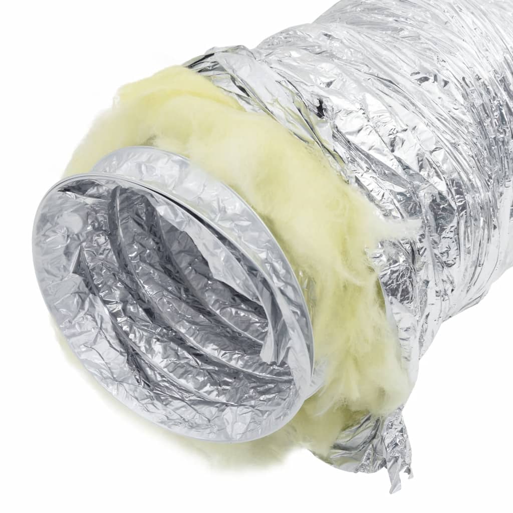 vidaXL Ventilatieslang geïsoleerd Ø12,5 cm 6 m aluminium - Aashly