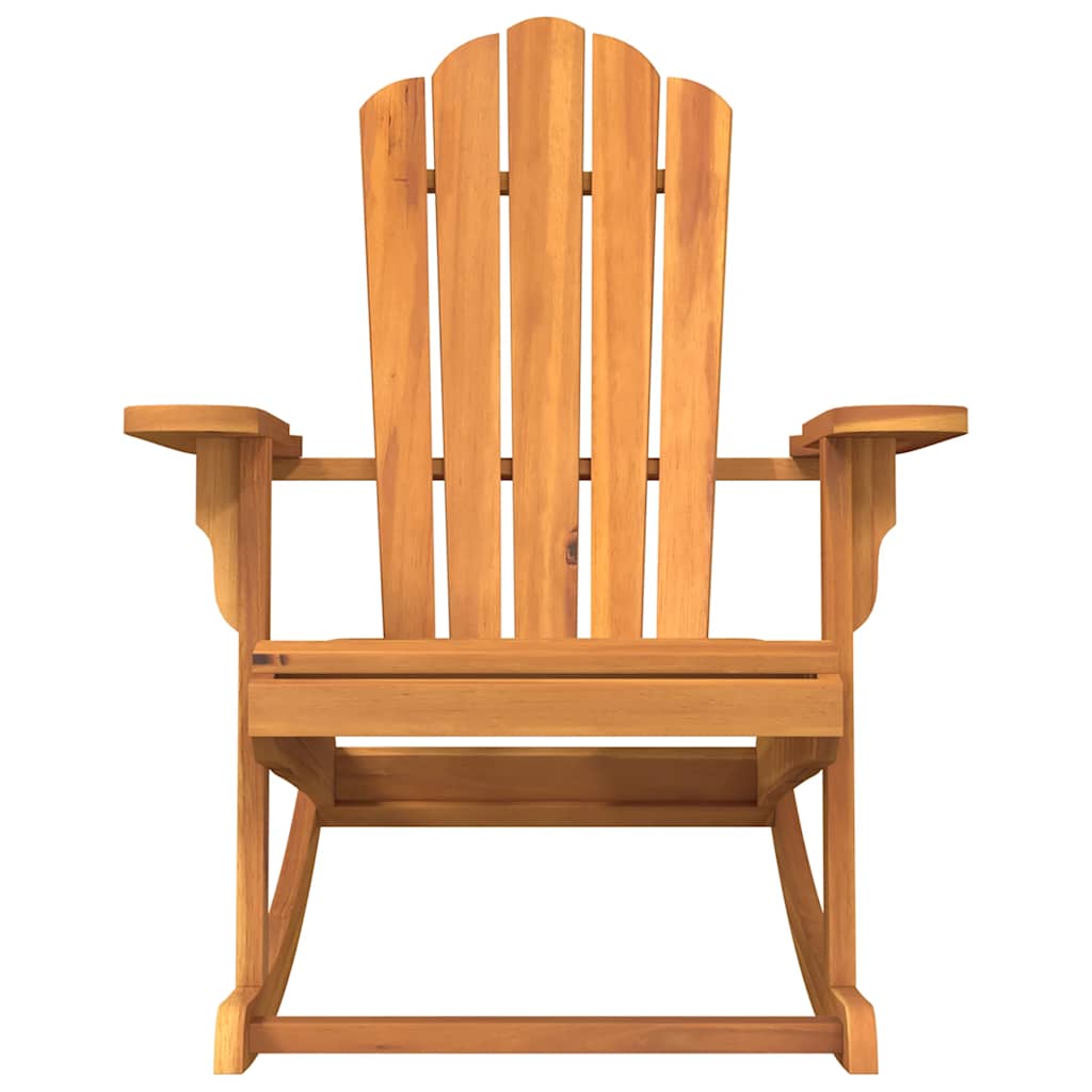 vidaXL Schommelstoel Adirondack massief teakhout