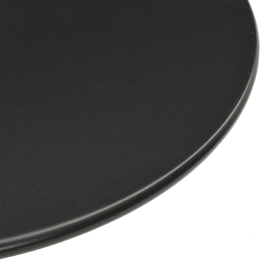 vidaXL Tuintafel rond Ø60x105 cm staal zwart