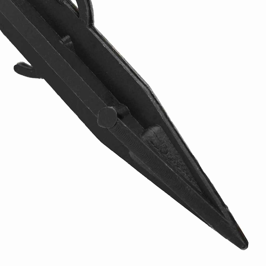 vidaXL Plastic Pennen 100 pcs Zwart 3 x 11 cm Kunststof