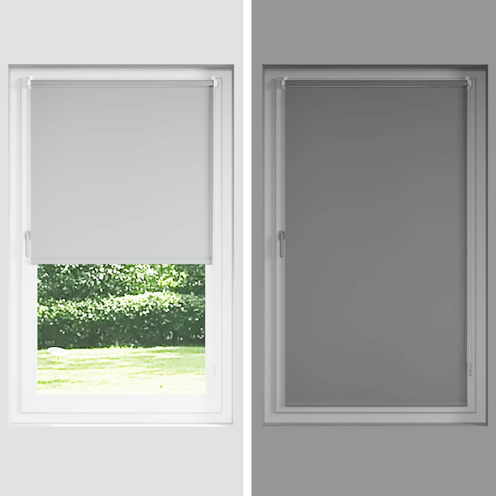 vidaXL Rolgordijn verduisterend 105x130 cm stofbreedte 100,7 cm beige