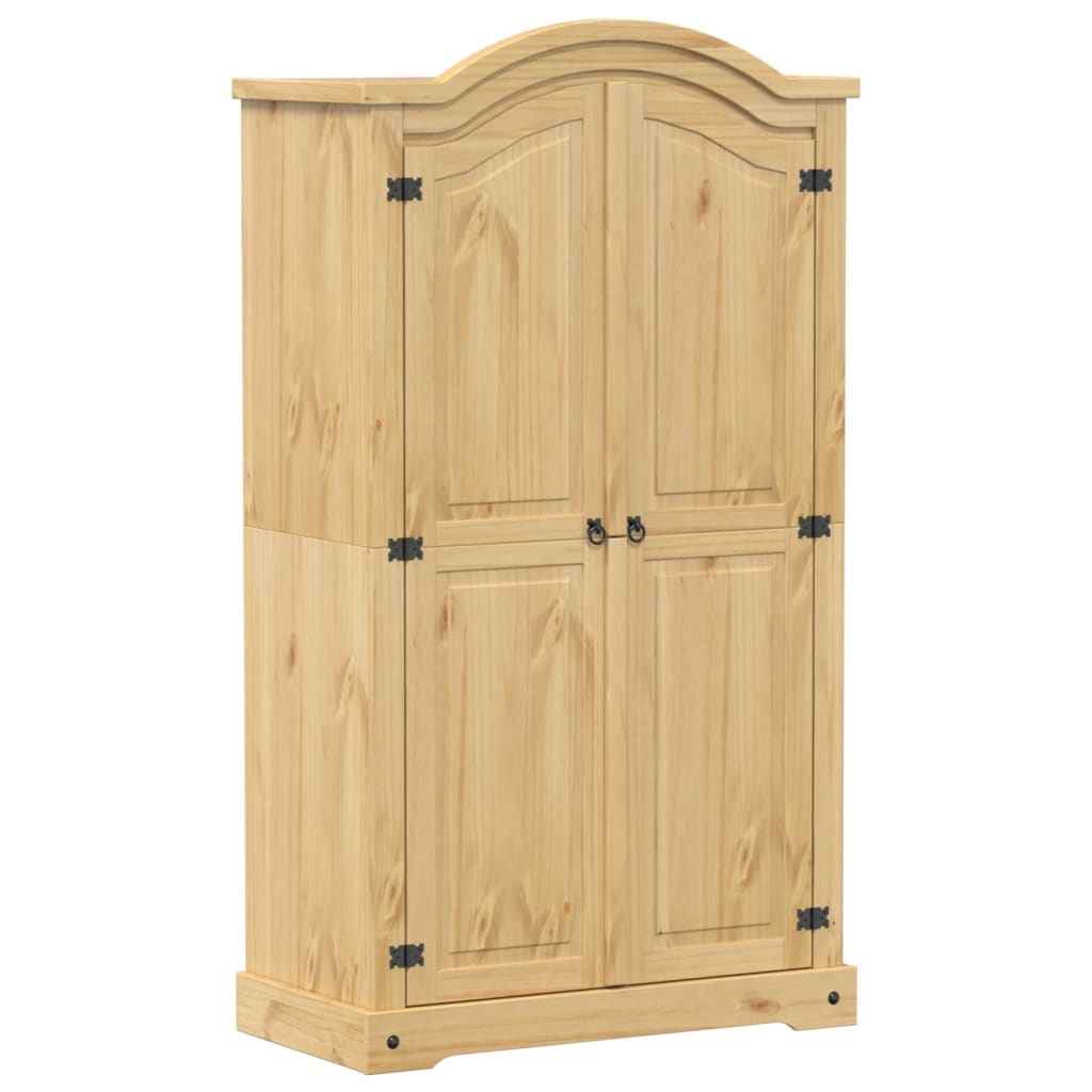 vidaXL Kledingkast Corona 102x52x186 cm massief grenenhout