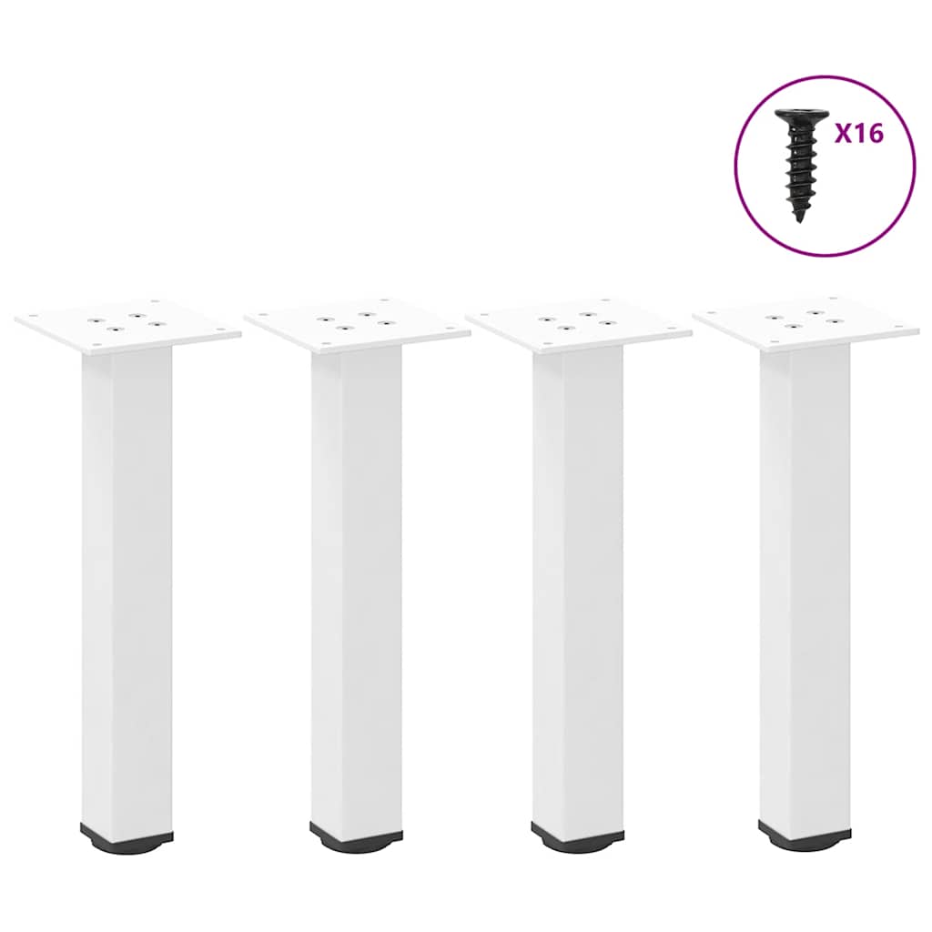vidaXL Salontafelpoten 4 st 30-32 cm staal antraciet - Aashly