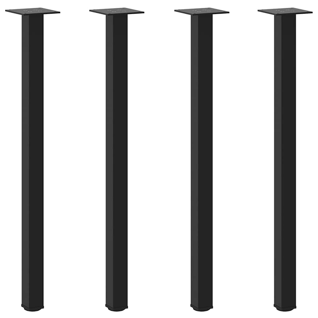 vidaXL Salontafelpoten 4 st 30-32 cm staal antraciet - Aashly