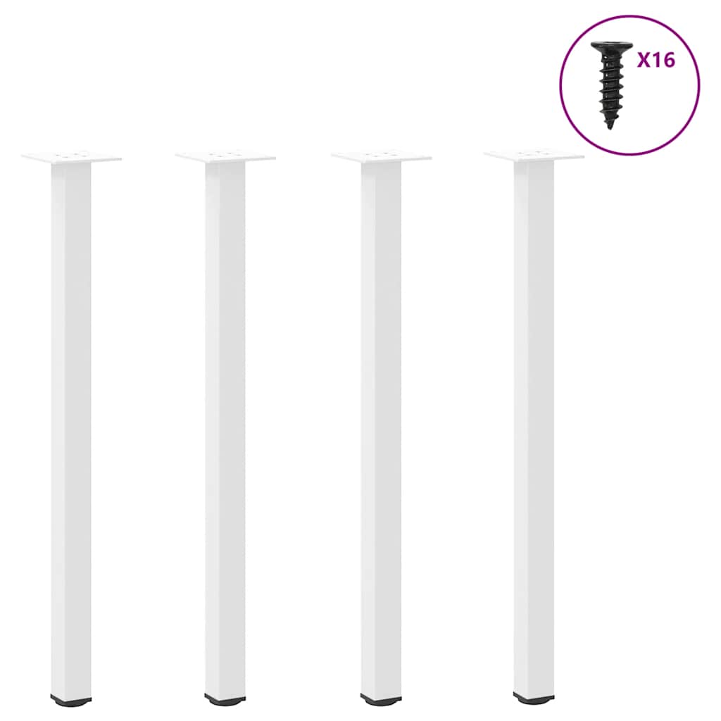 vidaXL Salontafelpoten 4 st 30-32 cm staal antraciet - Aashly