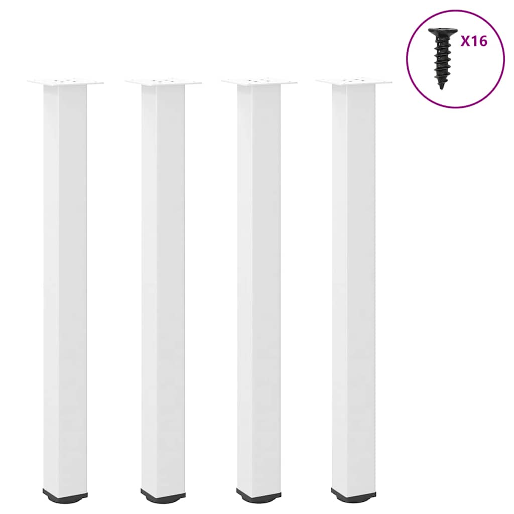 vidaXL Salontafelpoten 4 st 30-32 cm staal antraciet - Aashly