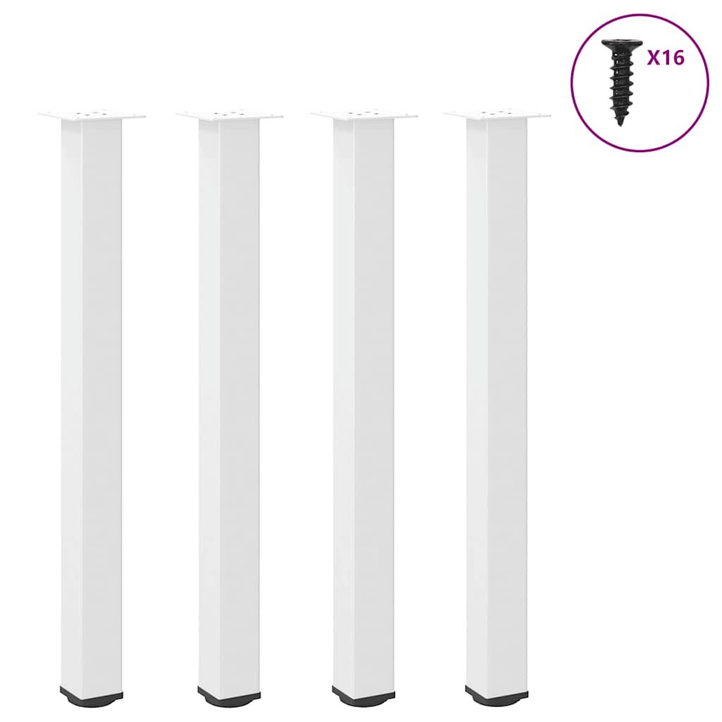 vidaXL Salontafelpoten 4 st 30-32 cm staal antraciet - Aashly