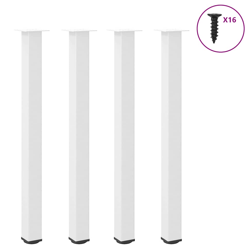 vidaXL Salontafelpoten 4 st 30-32 cm staal antraciet - Aashly