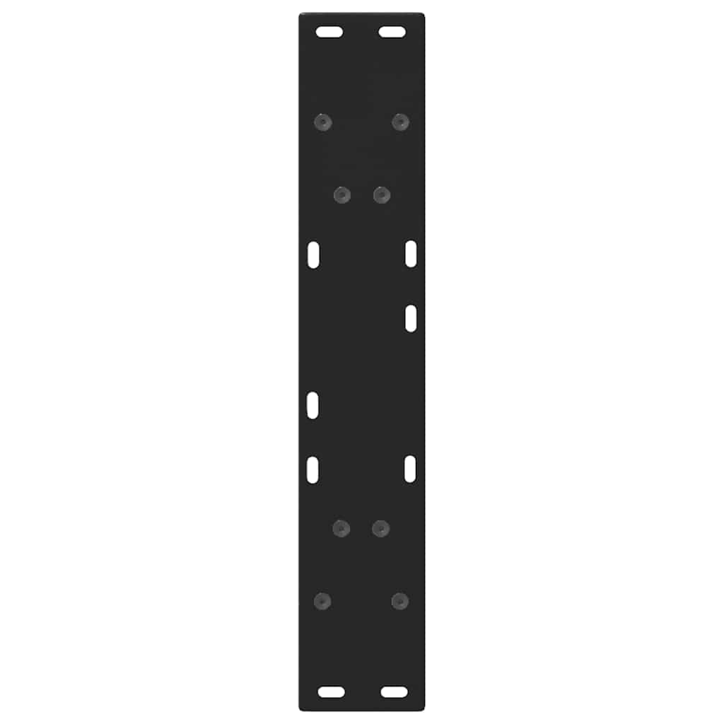 vidaXL Eettafelpoten 2 st V-vormig 50x(72-73) cm staal zwart - Aashly