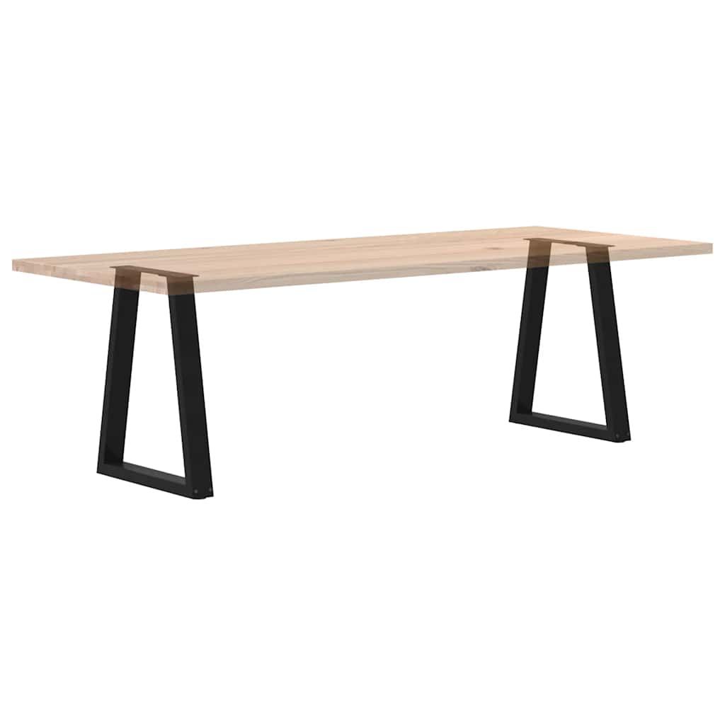 vidaXL Eettafelpoten 2 st V-vormig 50x(72-73) cm staal zwart - Aashly