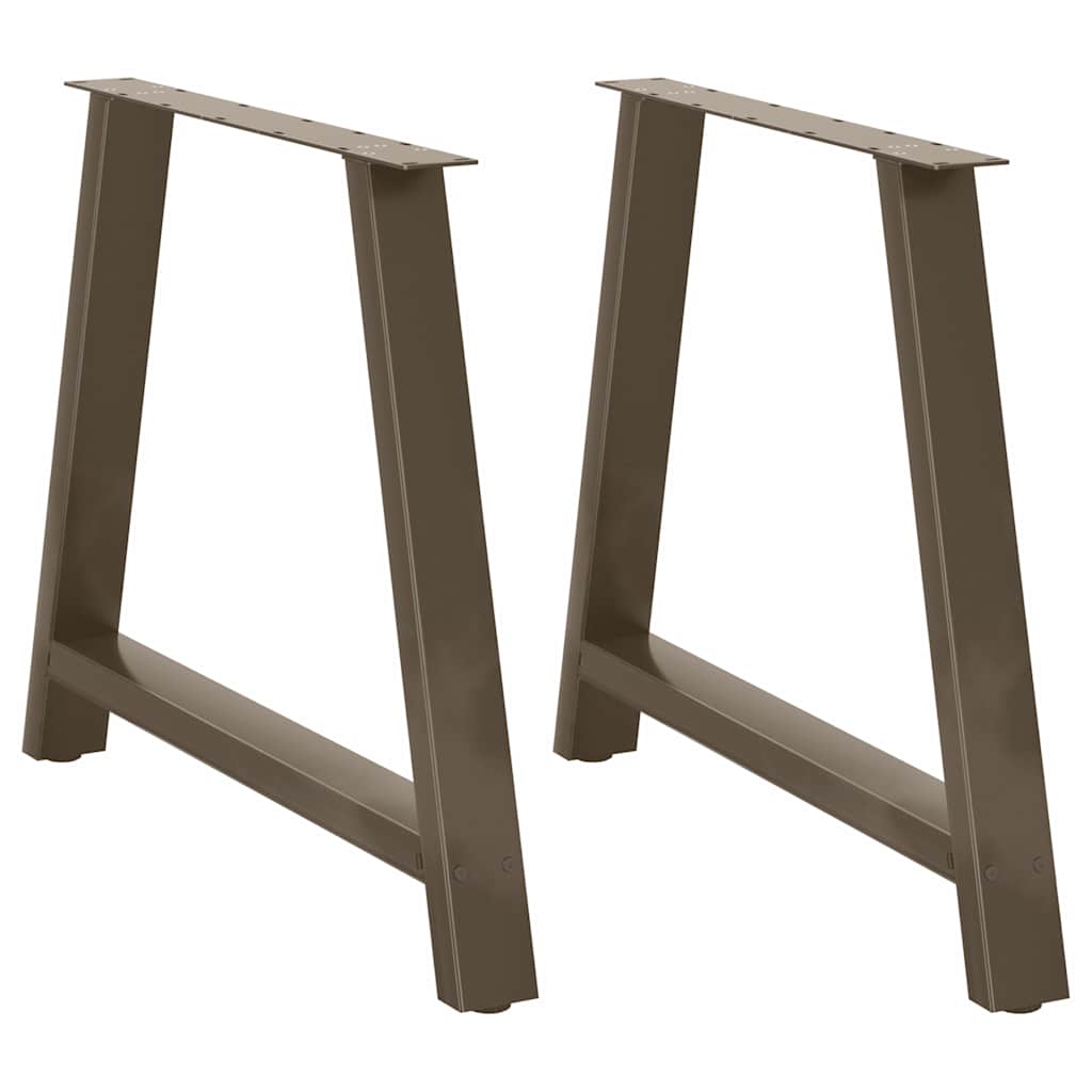 vidaXL Salontafelpoten 2 st A-vormig 60x(42-43) cm staal antraciet - Aashly