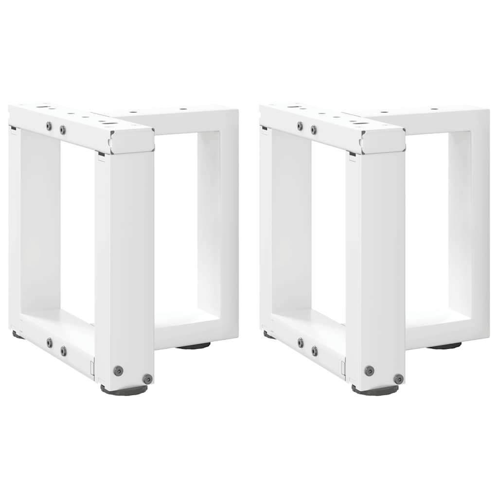vidaXL Bartafelpoten 2 st T-vormig 60x35x(90-91) cm staal zwart