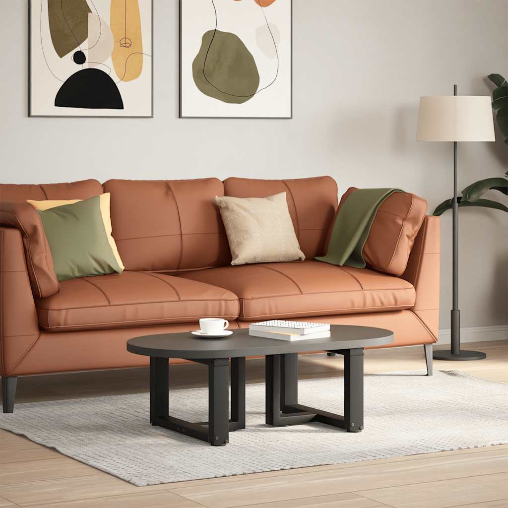 vidaXL Bartafelpoten 2 st T-vormig 60x35x(90-91) cm staal zwart