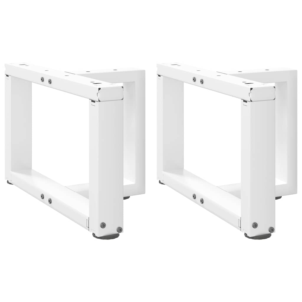 vidaXL Bartafelpoten 2 st T-vormig 60x35x(90-91) cm staal zwart