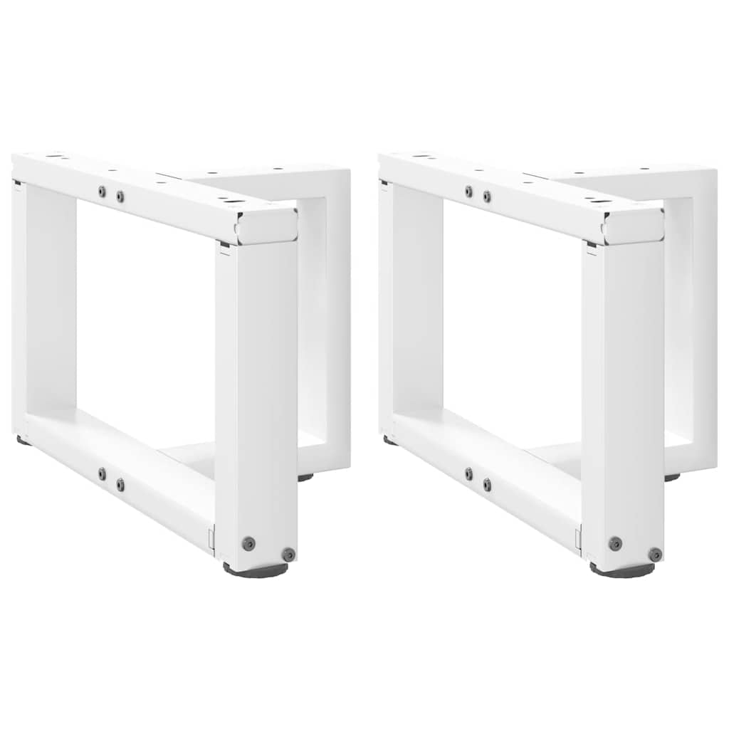 vidaXL Bartafelpoten 2 st T-vormig 60x35x(90-91) cm staal zwart