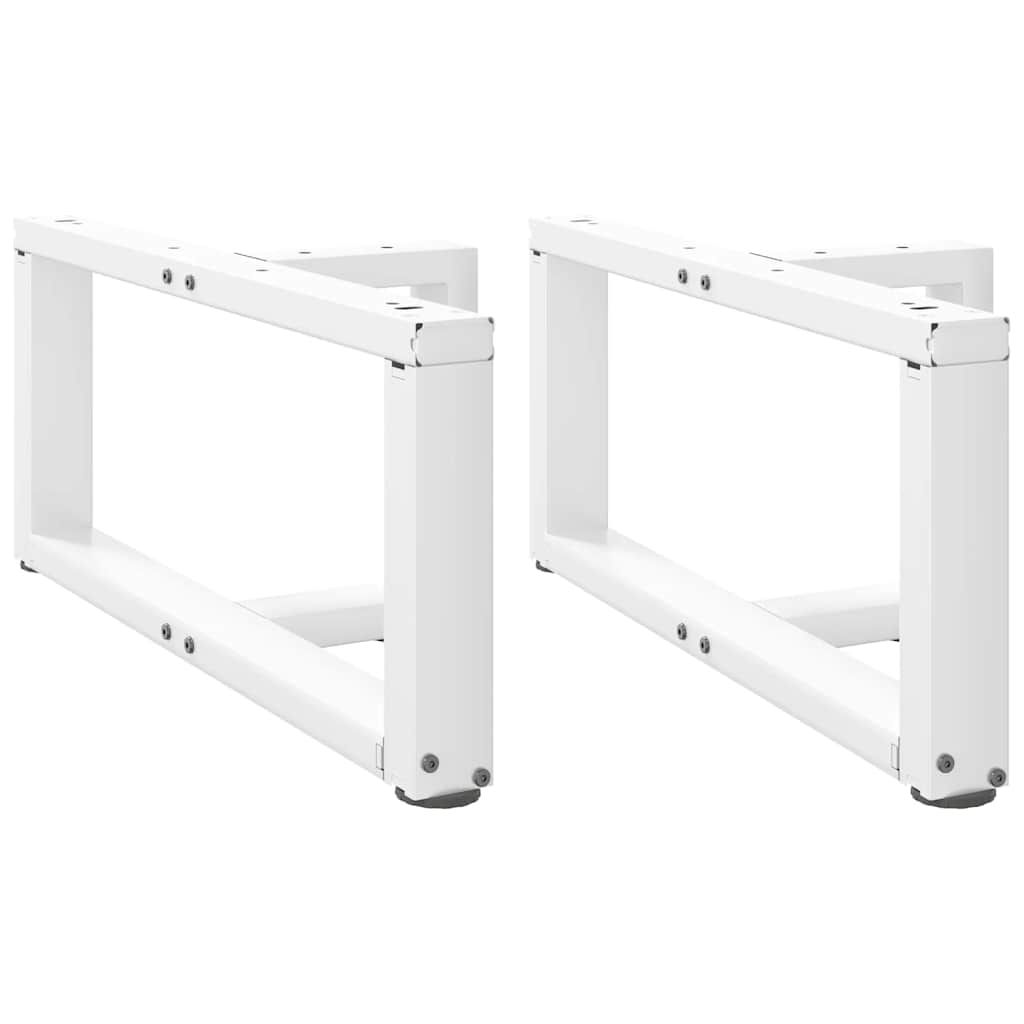 vidaXL Bartafelpoten 2 st T-vormig 60x35x(90-91) cm staal zwart