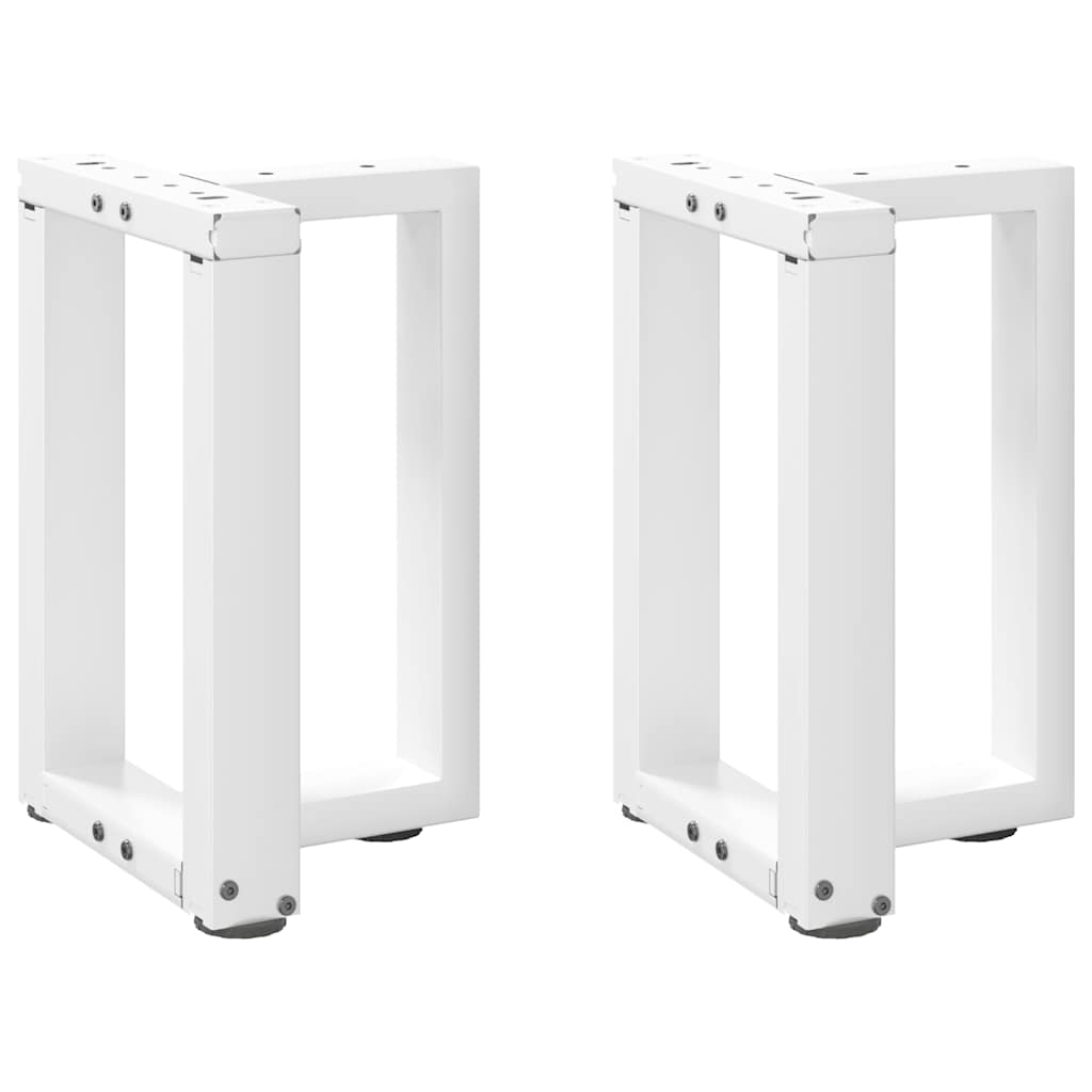 vidaXL Bartafelpoten 2 st T-vormig 60x35x(90-91) cm staal zwart