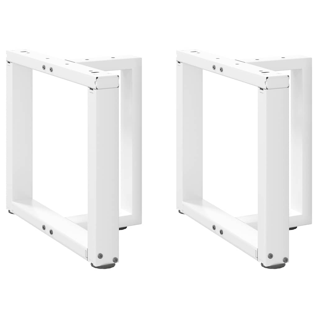 vidaXL Bartafelpoten 2 st T-vormig 60x35x(90-91) cm staal zwart