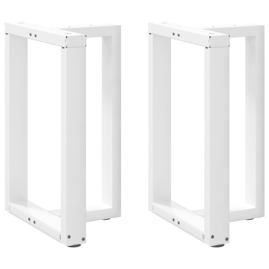 vidaXL Bartafelpoten 2 st T-vormig 60x35x(90-91) cm staal zwart