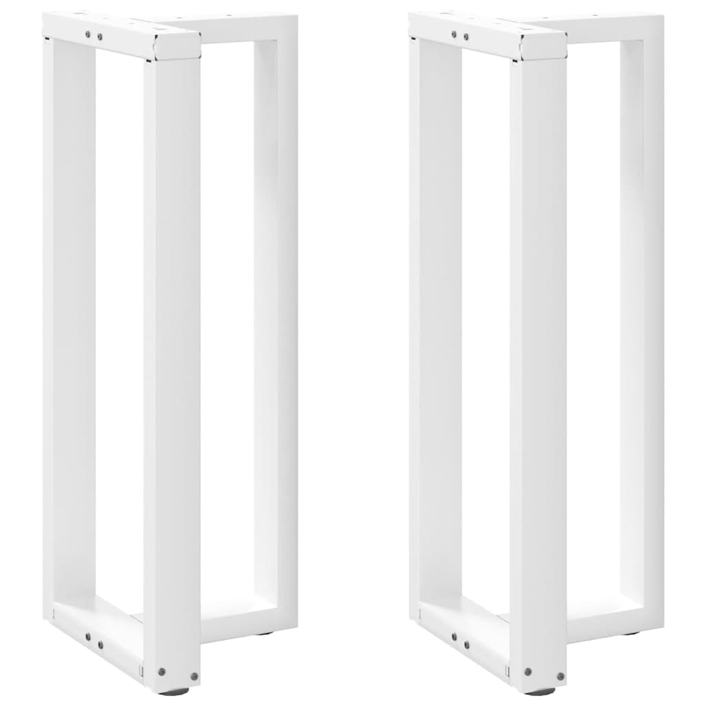 vidaXL Bartafelpoten 2 st T-vormig 60x35x(90-91) cm staal zwart