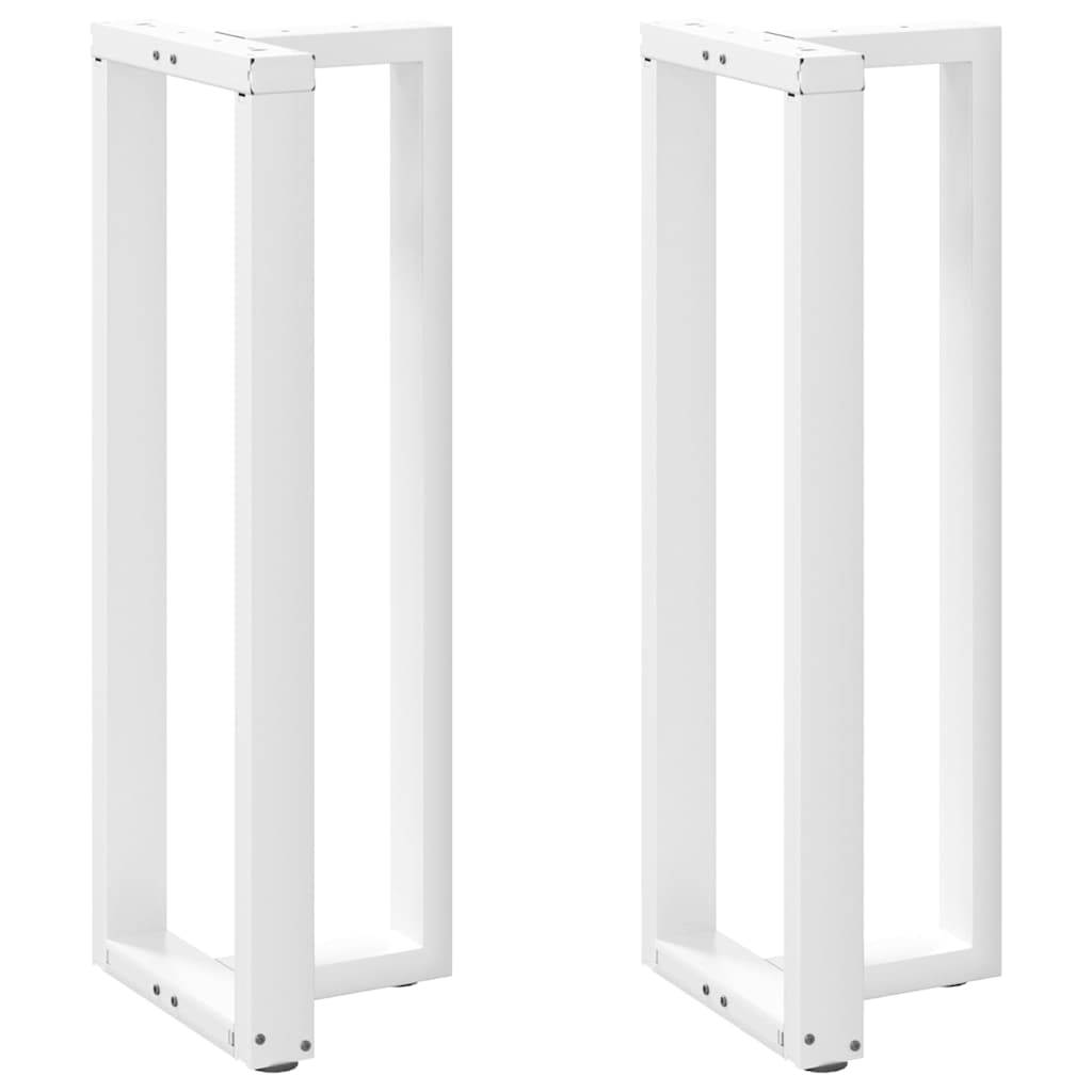 vidaXL Bartafelpoten 2 st T-vormig 60x35x(90-91) cm staal zwart