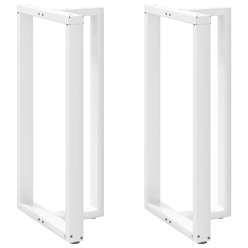 vidaXL Bartafelpoten 2 st T-vormig 60x35x(90-91) cm staal zwart