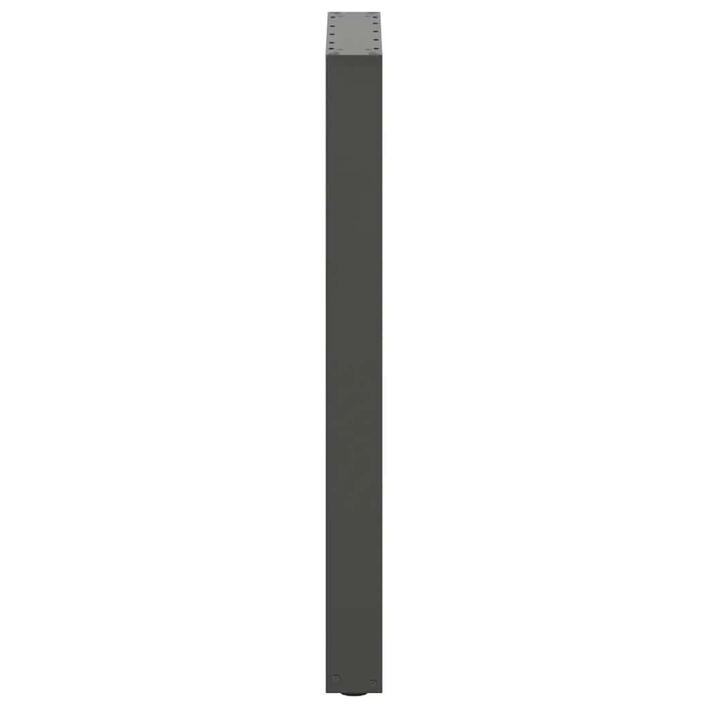 vidaXL Eettafelpoten 2 st U-vormig 90x(72-73) cm staal wit