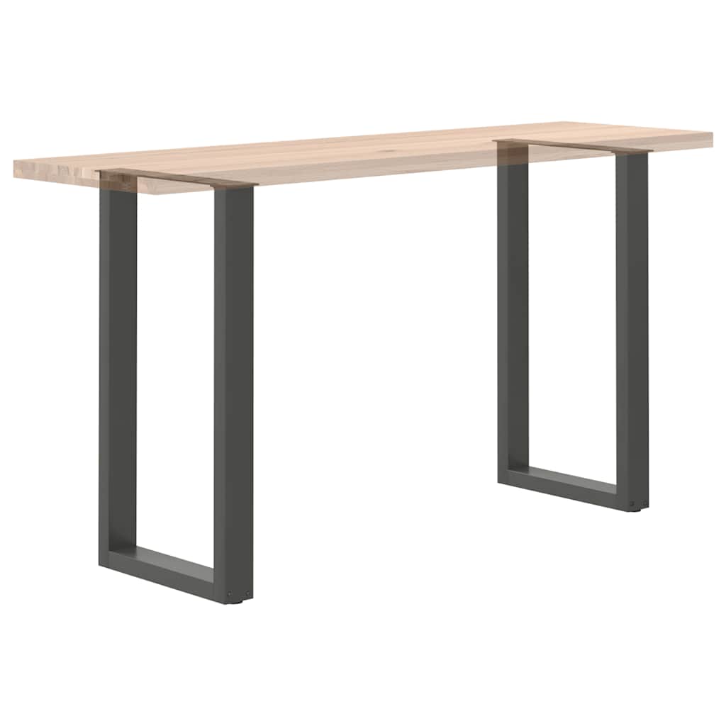 vidaXL Eettafelpoten 2 st U-vormig 90x(72-73) cm staal wit