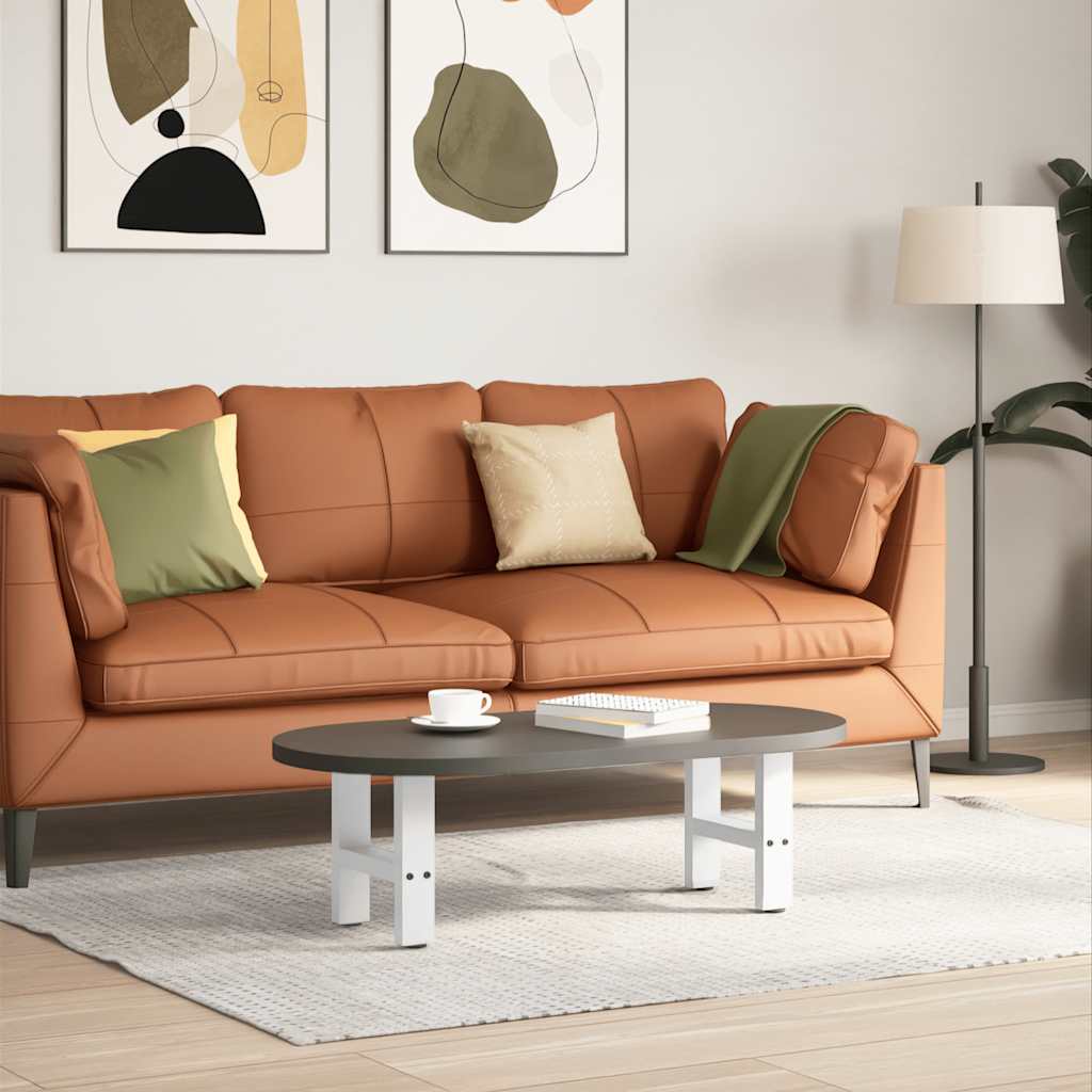 vidaXL Eettafelpoten 2 st 60x(72-73) cm staal zwart