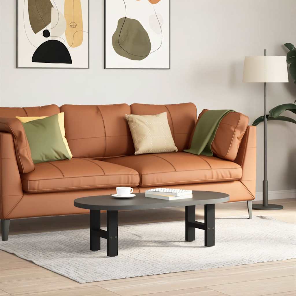 vidaXL Eettafelpoten 2 st 60x(72-73) cm staal zwart