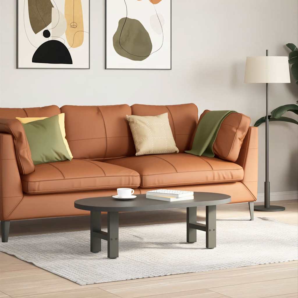 vidaXL Eettafelpoten 2 st 60x(72-73) cm staal zwart