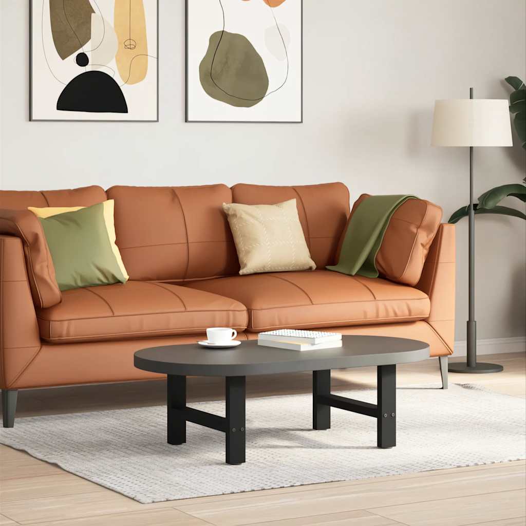 vidaXL Eettafelpoten 2 st 60x(72-73) cm staal zwart