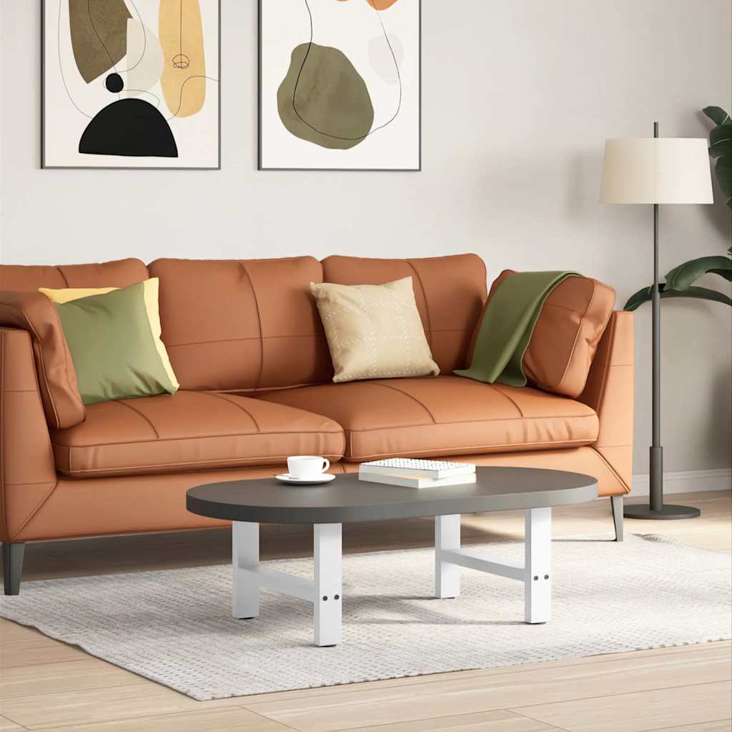 vidaXL Eettafelpoten 2 st 60x(72-73) cm staal zwart