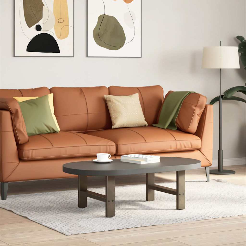 vidaXL Eettafelpoten 2 st 60x(72-73) cm staal zwart